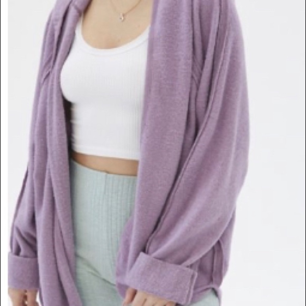 Large purple urban outfitters cardigan